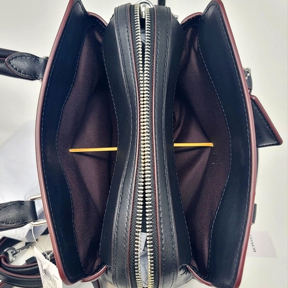 COACH NWT Purse Bag Satchel Crossby RARE Embossed Debossed LEATHER - Picture 6 of 14